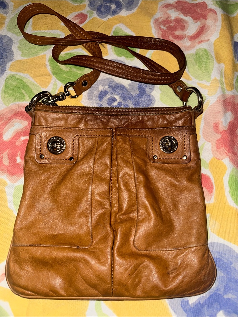 Marc by Marc Jacobs Tan Leather Crossbody Bag